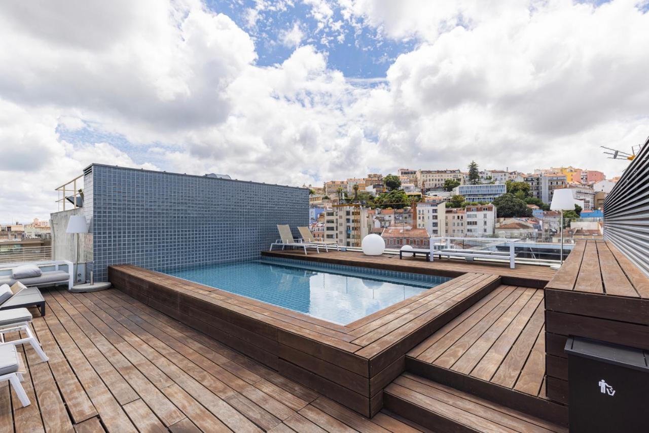 Liberdade Elegance W/Rooftop Pool By Lovelystay Lisboa Exterior foto